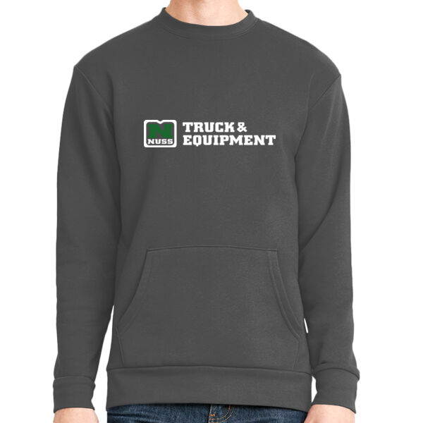 Nuss Truck & Equipment - Unisex Long Sleeve Crew with Pocket Thumbnail